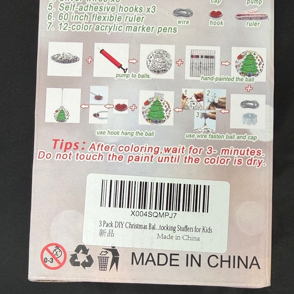 Hand Painted Christmas Balls Crafts Snowman Balls Indoor Outdoor decorations new - Picture 10 of 12